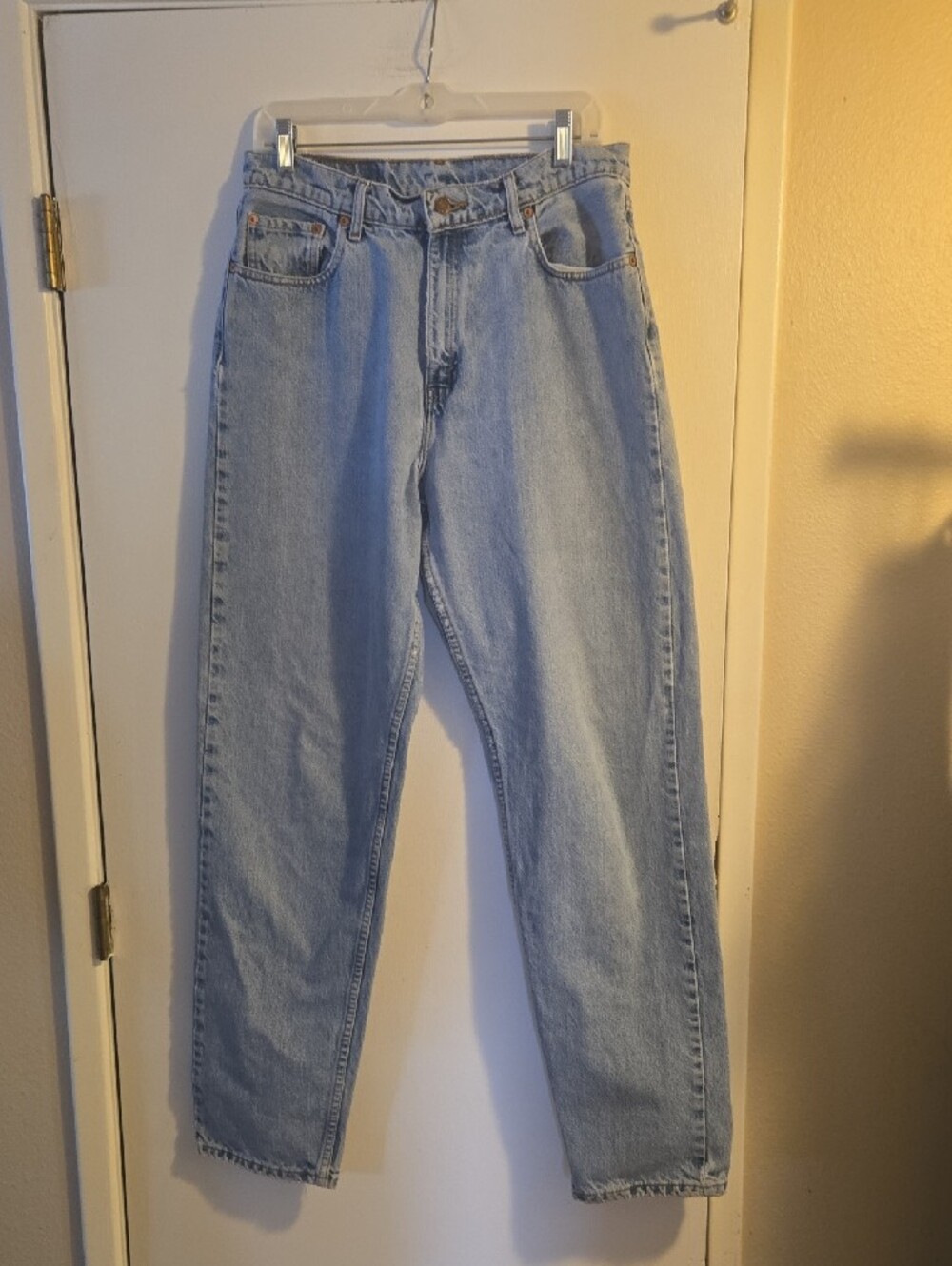 Levi's Light Blue Baggy Straight  Jeans - Picture 6 of 13